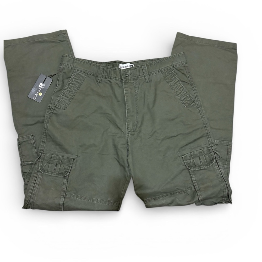 CHArmkpR Olive Cargo Pants Sz 34X 31